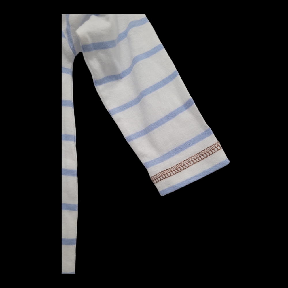 Baby Luigi Boy's Stripe Romper - Picture 4 of 12